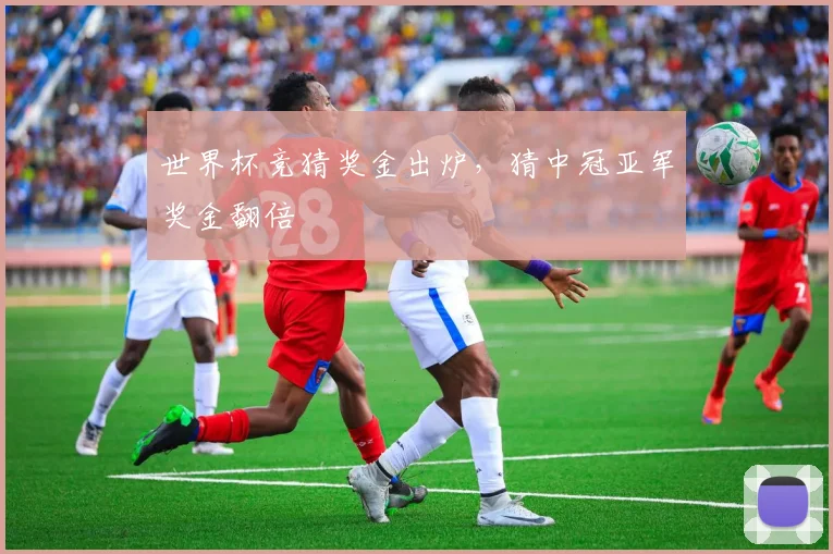 世界杯竞猜奖金出炉,猜中冠亚军奖金翻倍